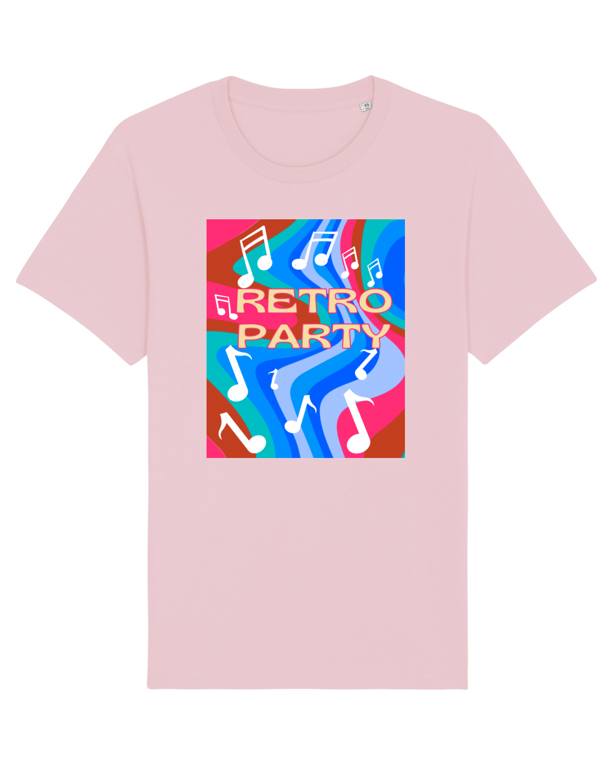 Tricou mânecă scurtă Unisex Rocker Cotton Pink
