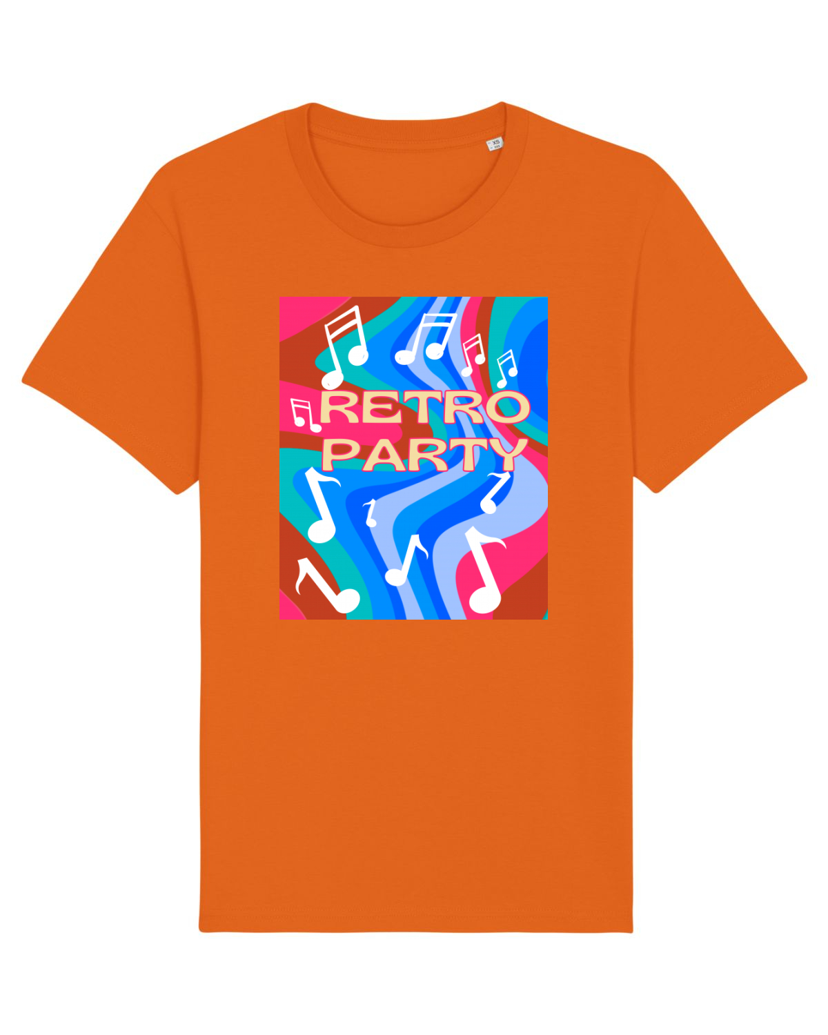 Tricou mânecă scurtă Unisex Rocker Bright Orange