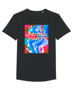 Retro party Tricou mânecă scurtă guler larg Bărbat Skater