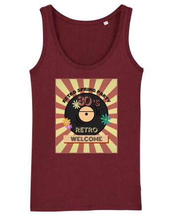 Retro party Burgundy