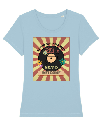Retro party Sky Blue