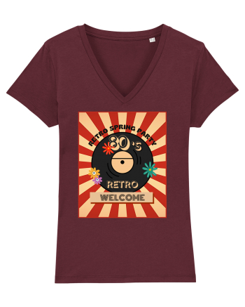 Retro party Burgundy