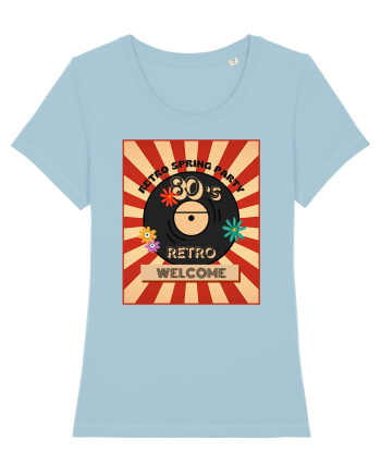 Retro party Sky Blue