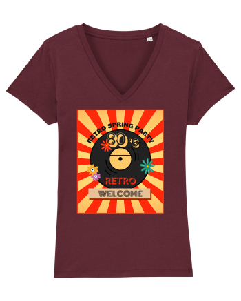 Retro party Burgundy