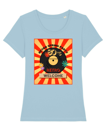 Retro party Sky Blue