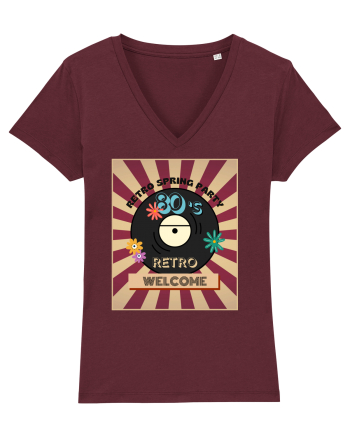 Retro party Burgundy