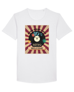 Retro party Tricou mânecă scurtă guler larg Bărbat Skater
