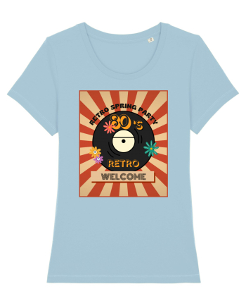 Retro party Sky Blue