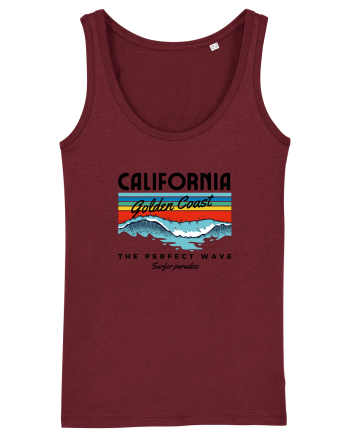 California Surfing Burgundy