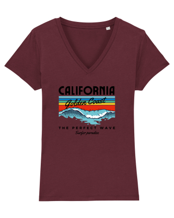 California Surfing Burgundy