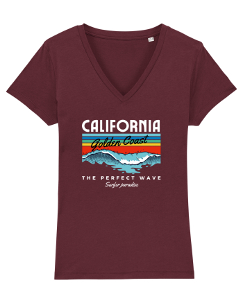 California Surfing Burgundy