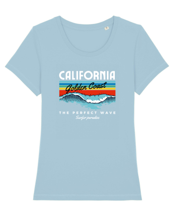 California Surfing Sky Blue