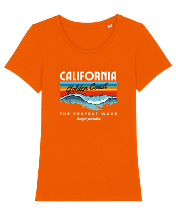 California Surfing Bright Orange