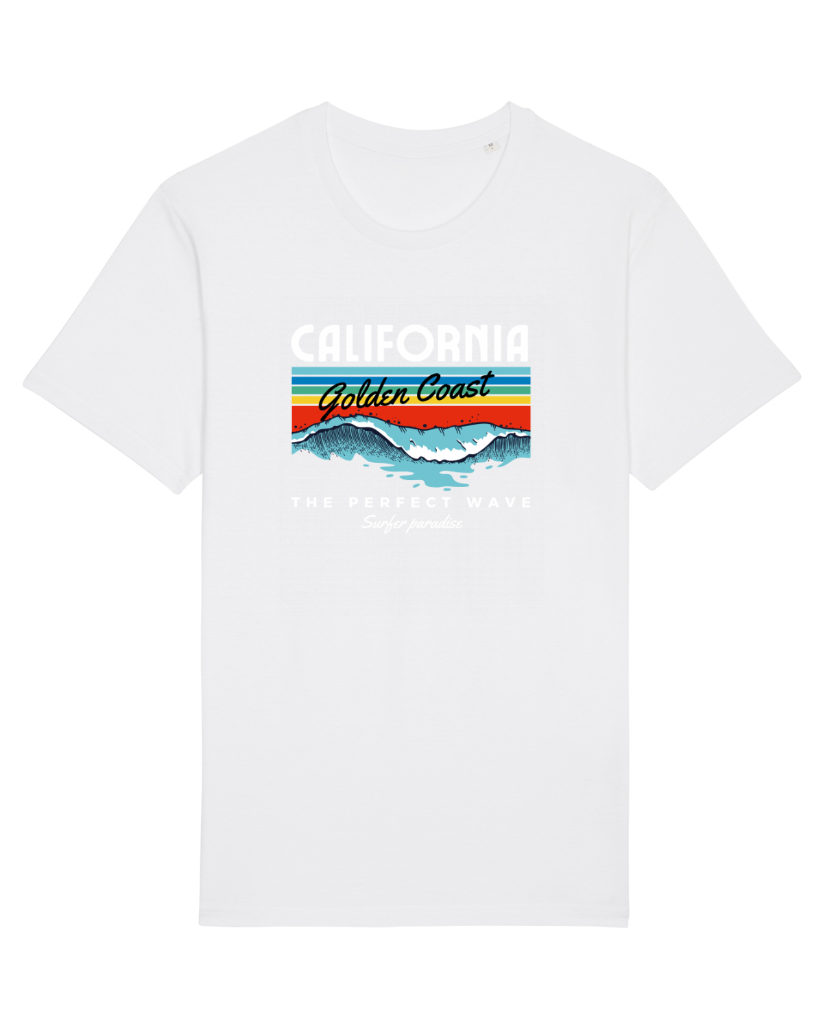 Tricou mânecă scurtă Unisex Rocker White