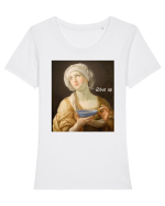 Shut Up! Tricou mânecă scurtă guler larg fitted Damă Expresser