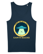 Earth Sucks Take Me With You Funny Alien Maiou Bărbat Runs