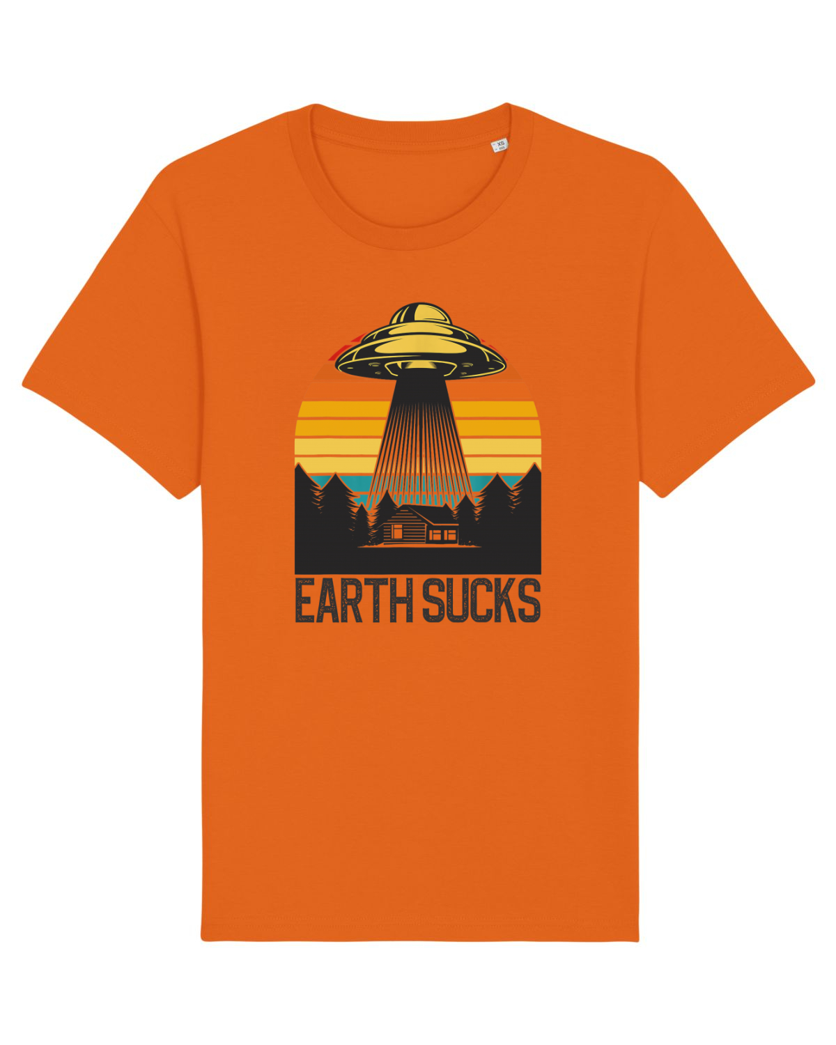 Tricou mânecă scurtă Unisex Rocker Bright Orange