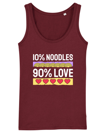 10% Noodles 90% Love Burgundy