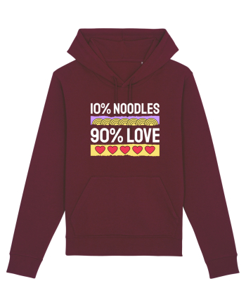 10% Noodles 90% Love Burgundy