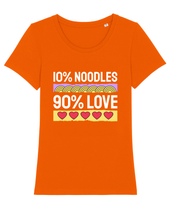10% Noodles 90% Love Bright Orange