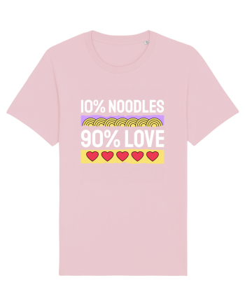 10% Noodles 90% Love Cotton Pink