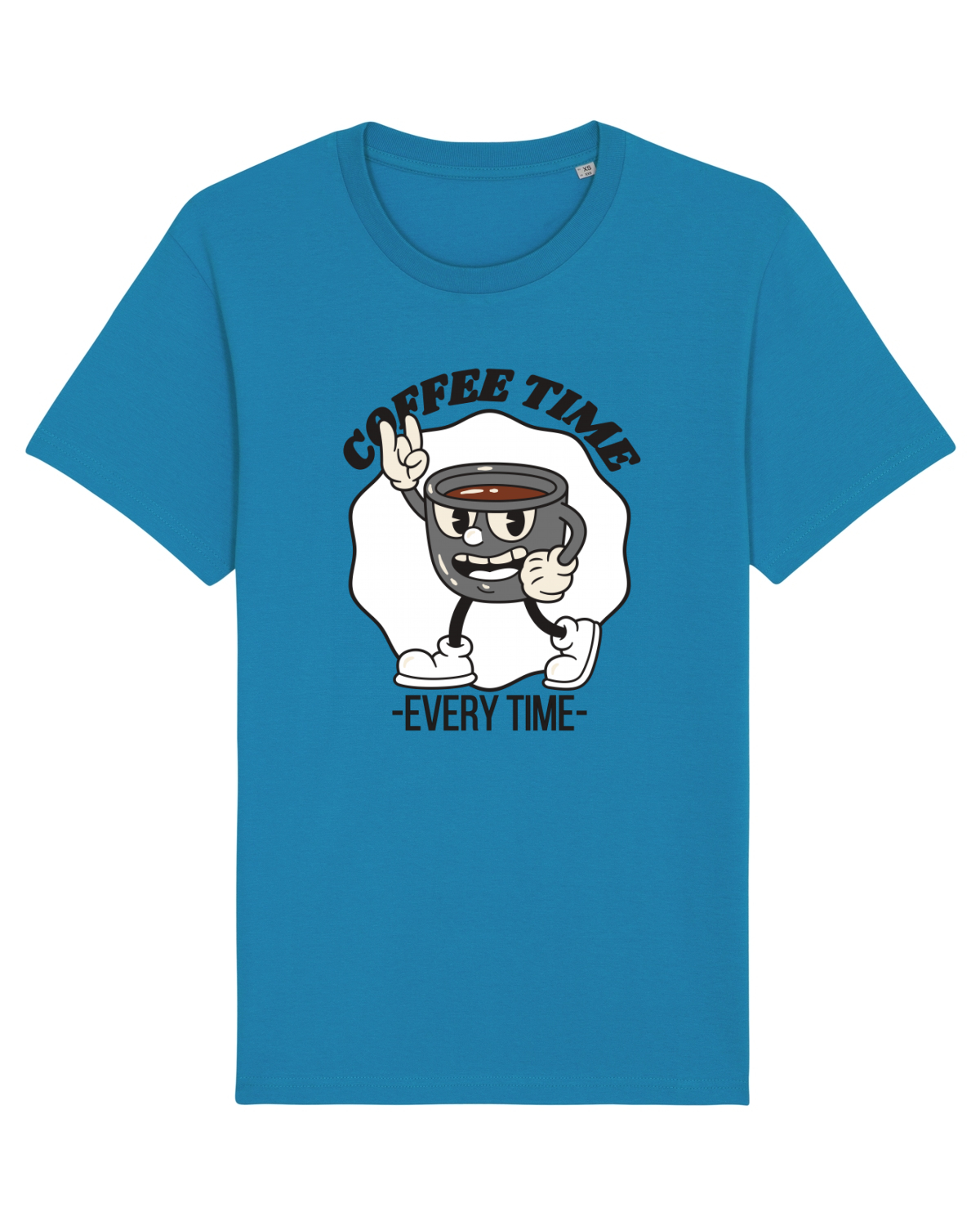 Tricou mânecă scurtă Unisex Rocker Azur