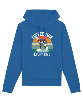 Coffee Time Every Time Royal Blue