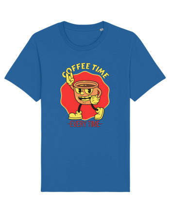 Coffee Time Every Time Royal Blue