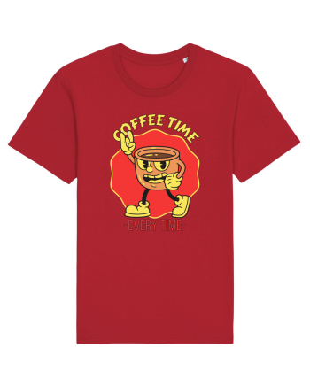 Coffee Time Every Time Red