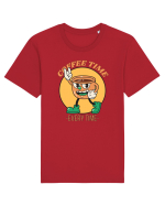 Coffee Time Every Time Tricou mânecă scurtă Unisex Rocker