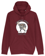 Coffee Time Every Time Hanorac cu fermoar Unisex Connector