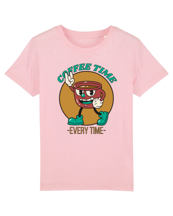 Coffee Time Every Time Cotton Pink