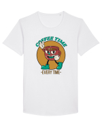 Coffee Time Every Time Tricou mânecă scurtă guler larg Bărbat Skater