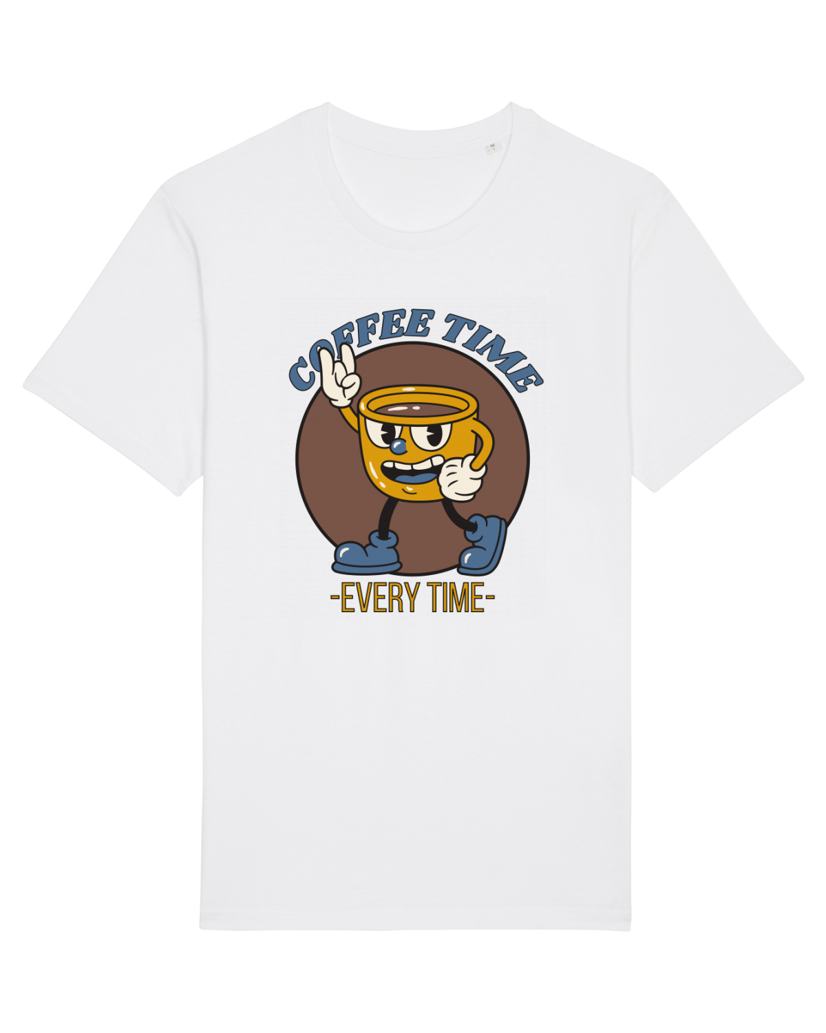 Tricou mânecă scurtă Unisex Rocker White
