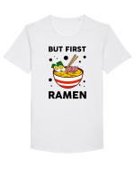 But First Ramen Tricou mânecă scurtă guler larg Bărbat Skater