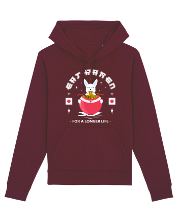 Eat Ramen for a longer life Burgundy