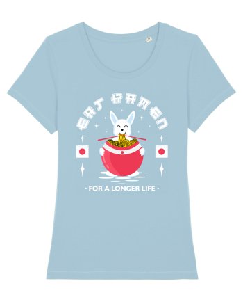 Eat Ramen for a longer life Sky Blue
