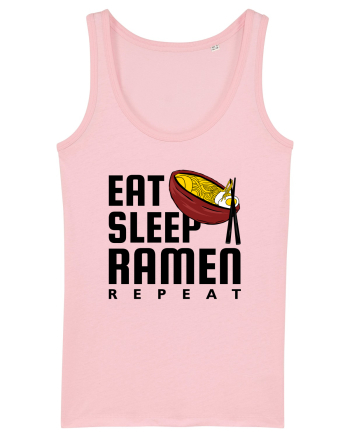 Eat Sleep Ramen Repeat Cotton Pink