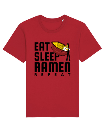 Eat Sleep Ramen Repeat Red