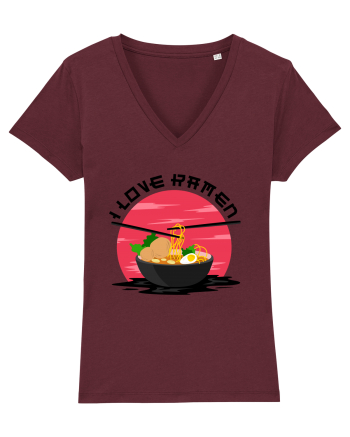 I Love Ramen Burgundy