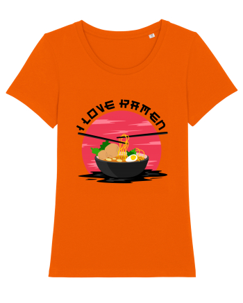 I Love Ramen Bright Orange