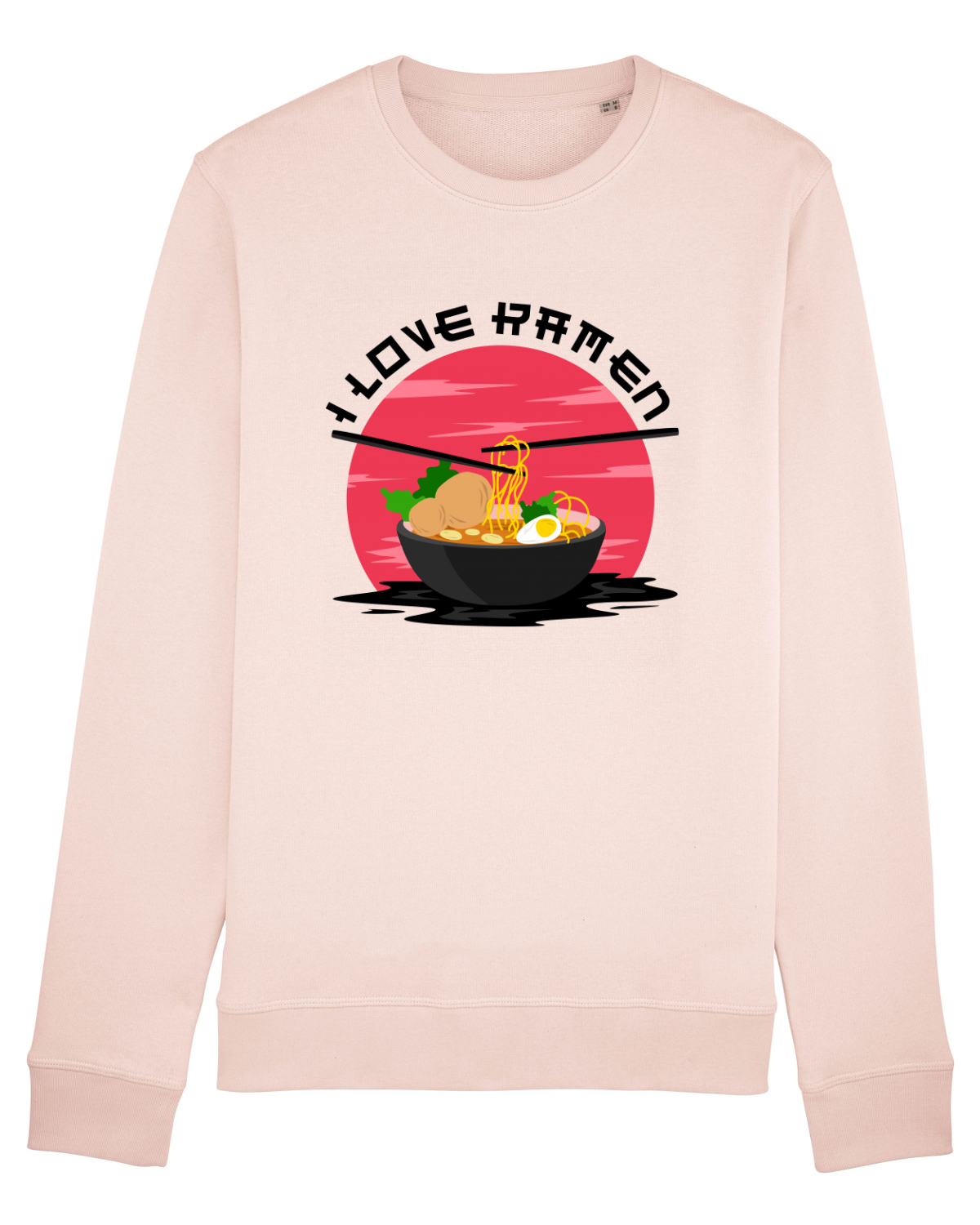 Bluză mânecă lungă Unisex Rise Candy Pink