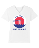 Its a Noodle Kind of Night Tricou mânecă scurtă guler V Bărbat Presenter