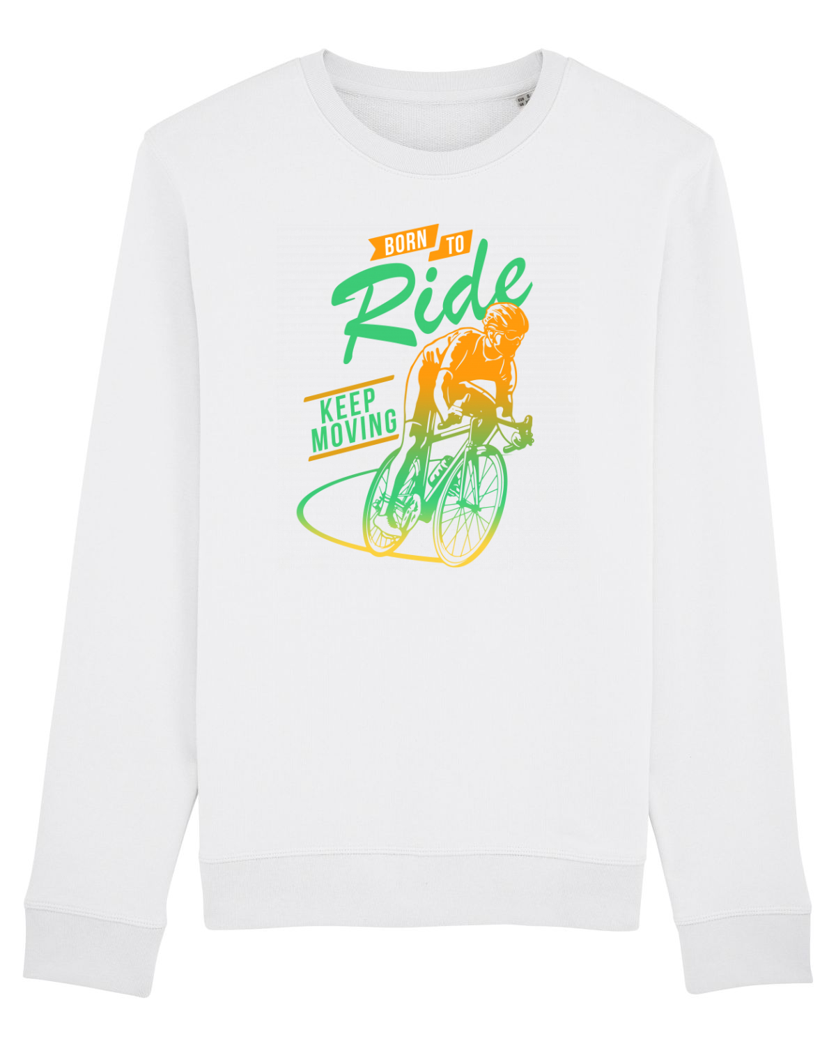 Bluză mânecă lungă Unisex Rise White