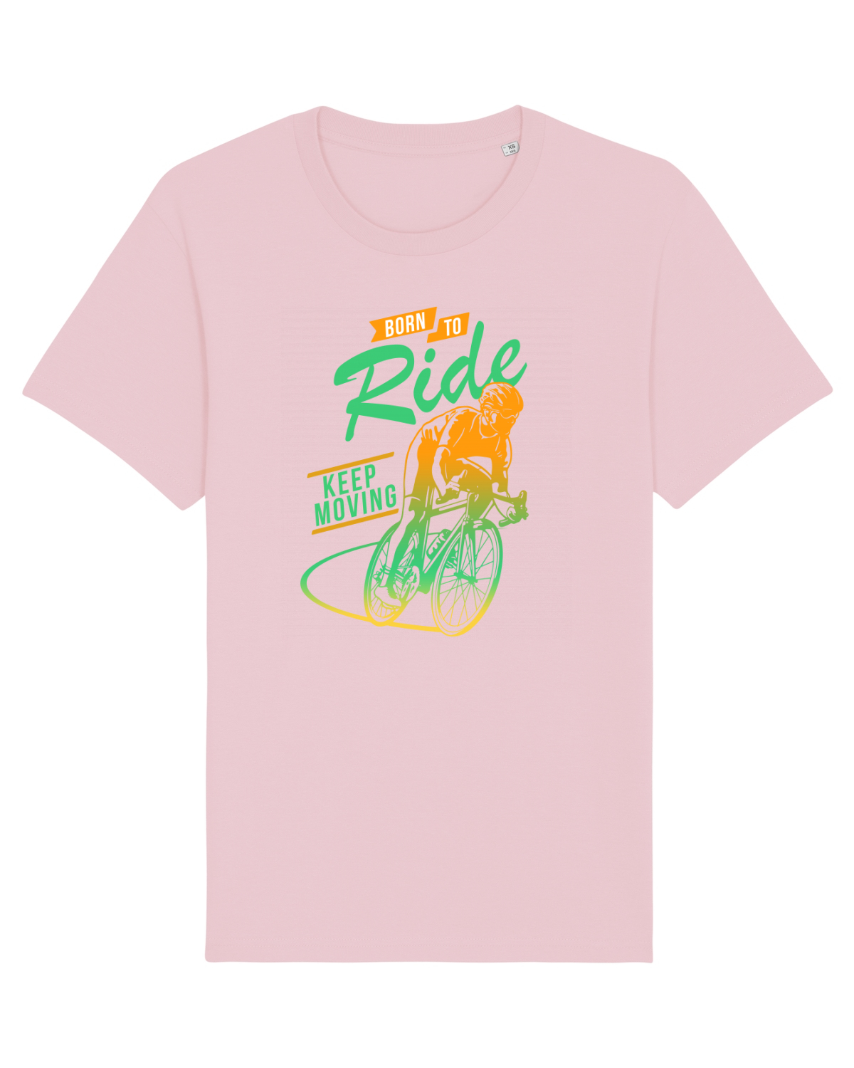 Tricou mânecă scurtă Unisex Rocker Cotton Pink