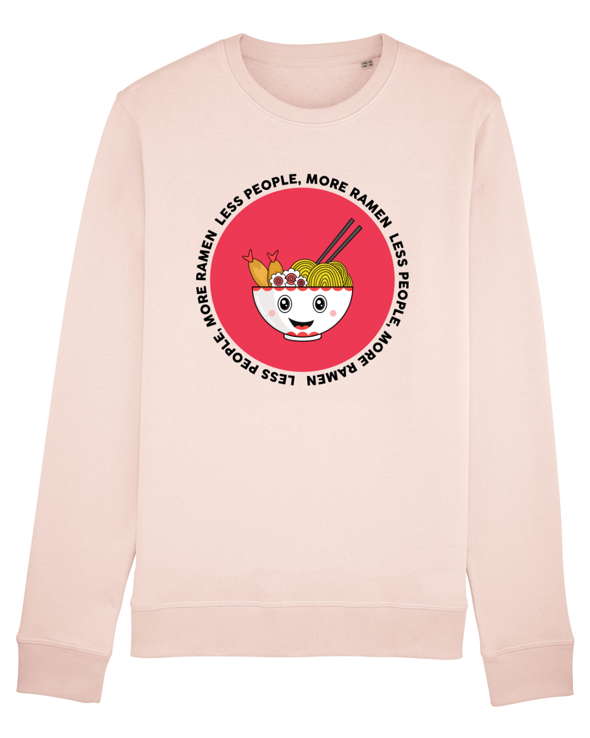 Bluză mânecă lungă Unisex Rise Candy Pink