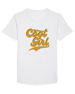Cool Girl Tricou mânecă scurtă guler larg Bărbat Skater