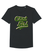 Cool Girl Tricou mânecă scurtă guler larg Bărbat Skater