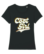 Cool Girl Tricou mânecă scurtă guler larg fitted Damă Expresser