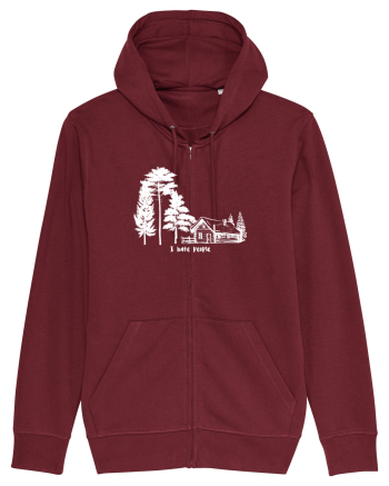 I hate people Burgundy